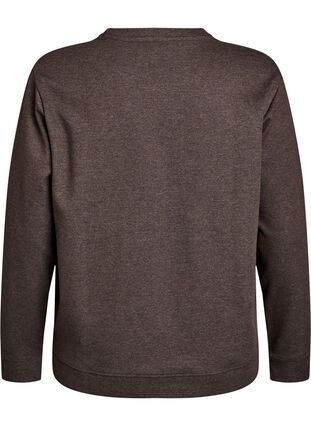 Zizzi FLASH - Genser med crewneck, Brun, Packshot image number 1