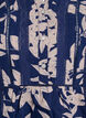Bluse med trykk og 1/2 ermer, Bl&aring;, Packshot image number 2