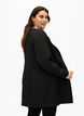 Vårjakke med skjult knappestolpe, Black, Model image number 1