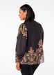 Bluse med paisleymønster, Black Paisley, Model image number 1