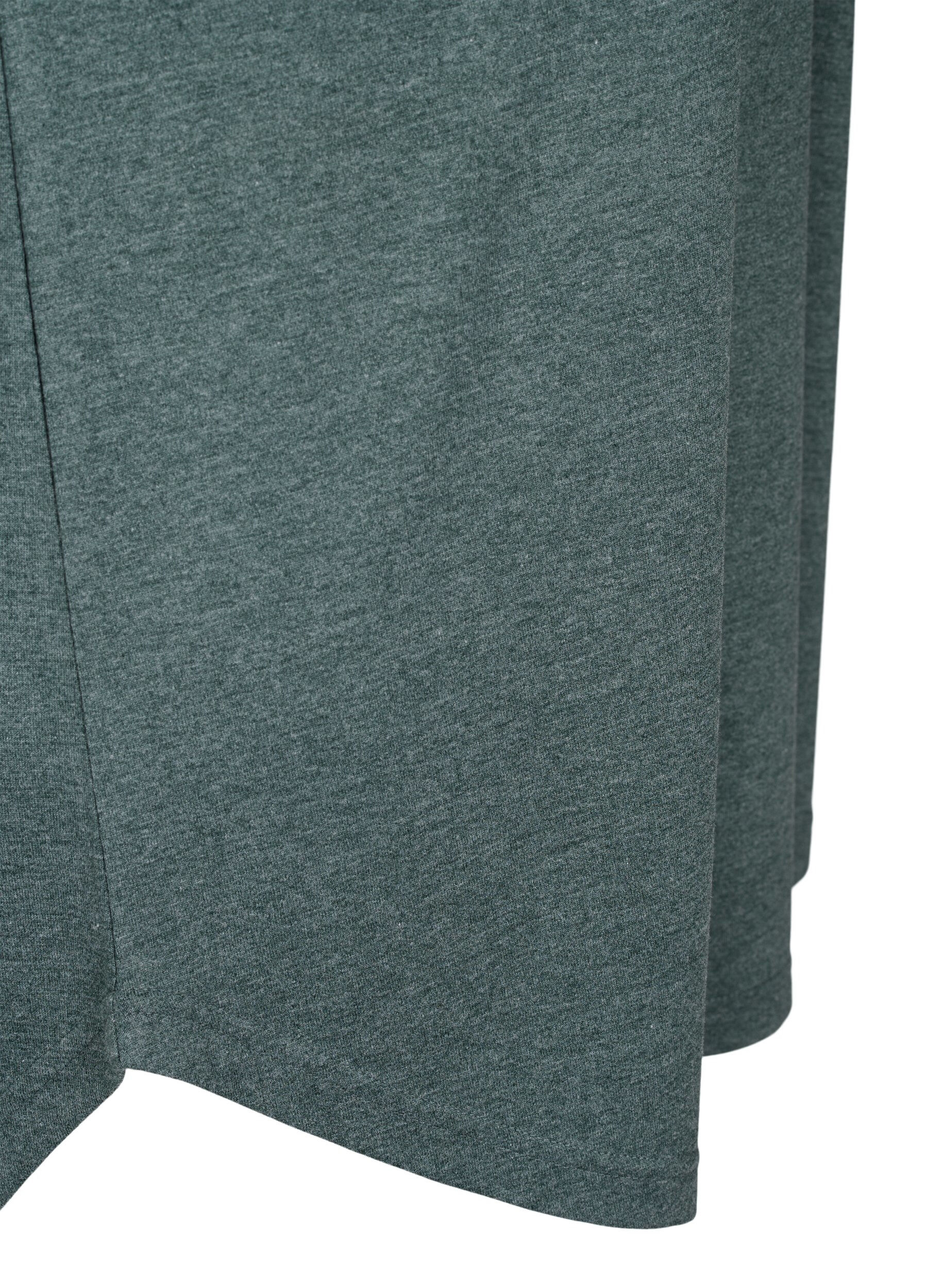 Zizzi Kortermet nattkjole med teksttrykk, , Packshot image number 3