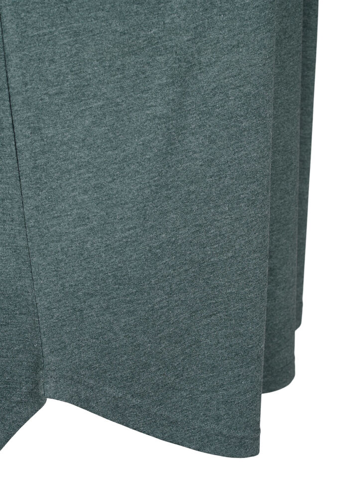 Kortermet nattkjole med teksttrykk, , Packshot image number 3