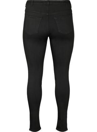 Stay black jeans med høy midje, Black, Packshot image number 1
