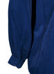 Langermet bluse med volanger og V-hals, Estate Blue, Packshot image number 4