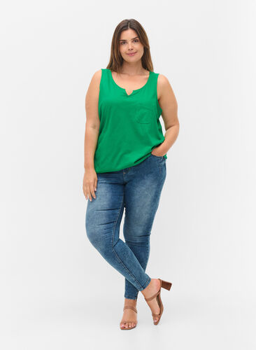 Bomullstopp med strikk nederst, Jolly Green, Model image number 2