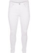 Super slim Amy jeans med h&oslash;yt liv, White, Packshot image number 0