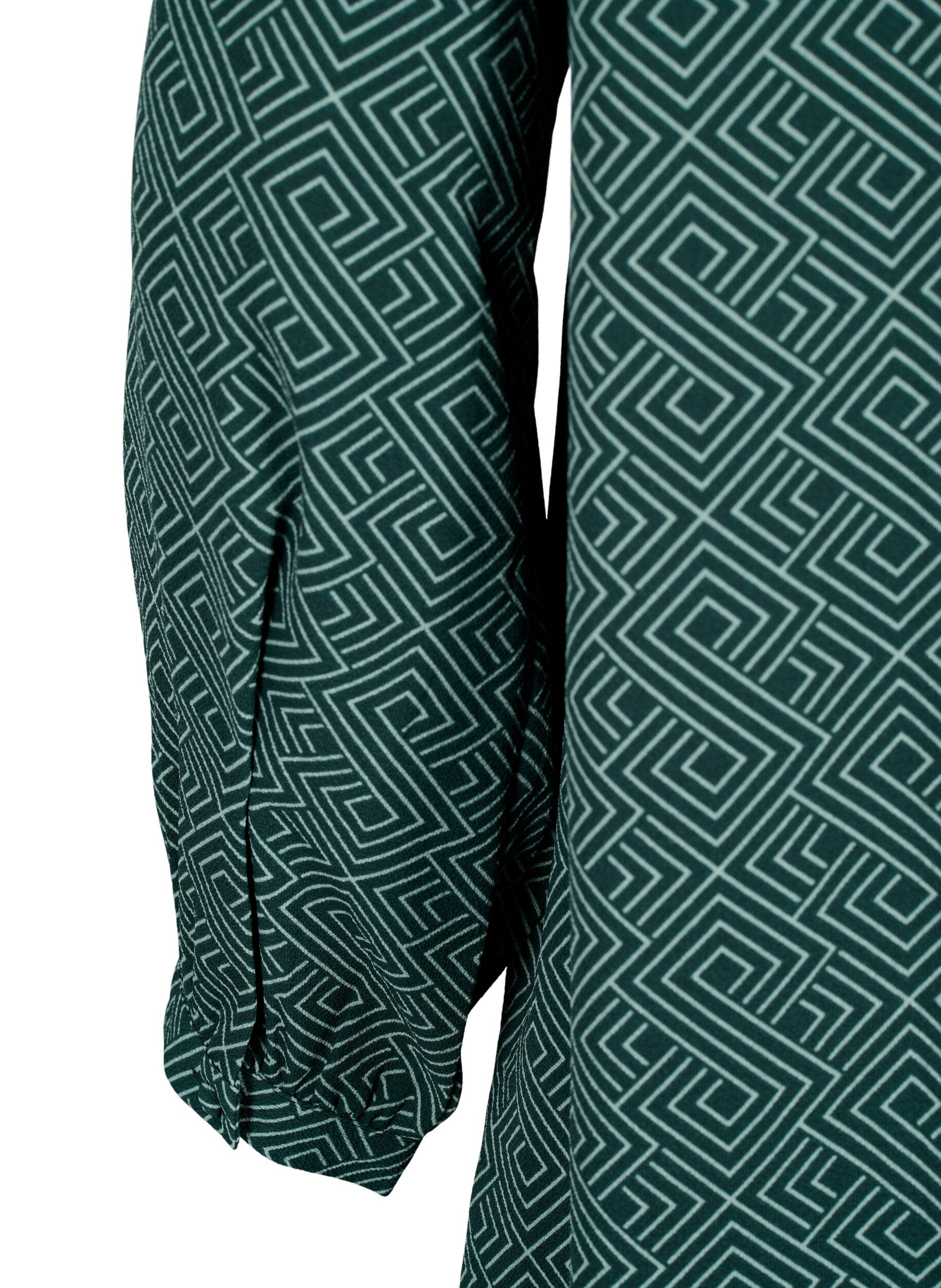 ZizziKjole med V-hals og trykk, Scarab Graphic AOP, Packshot image number 3