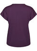 Ensfarget trenings-T-skjorte, Lilla, Packshot image number 1