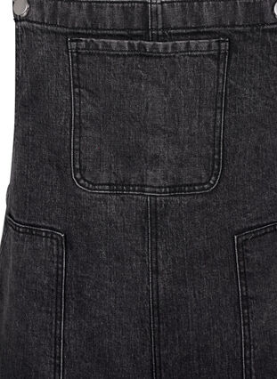 Zizzi Denimoveraller, Dark Grey Denim, Packshot image number 2