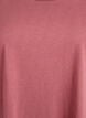 Kortermet t-skjorte i en bomullsblanding, Rosa, Packshot image number 2