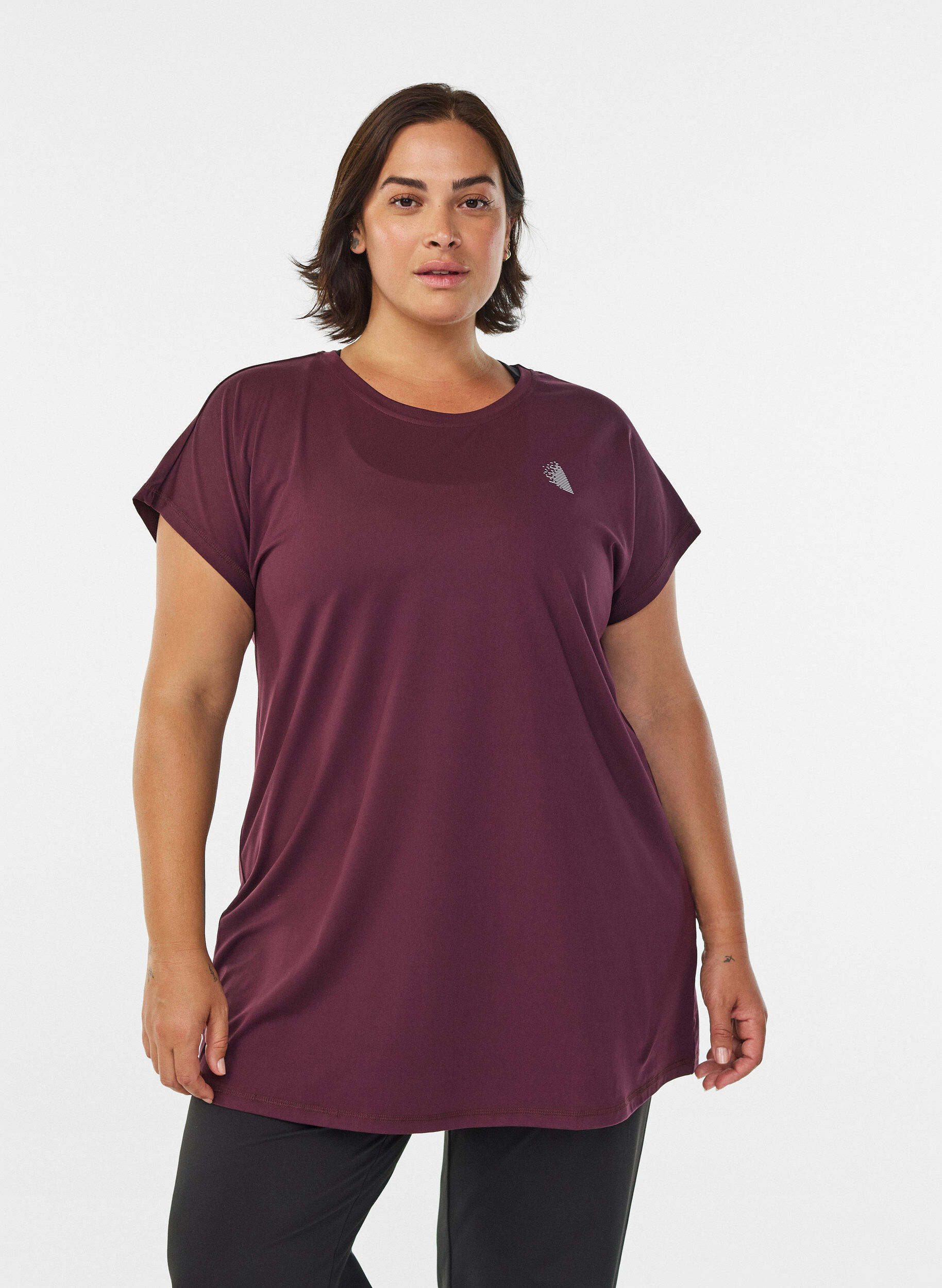 Lang trengings T-skjorte, R&oslash;d, Model