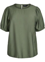 Viskose bluse med 1/2 ermer, Thyme