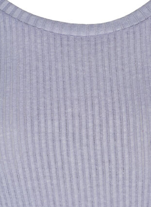 T-skjorte i ribb med rund hals, Cosmic Sky, Packshot image number 2
