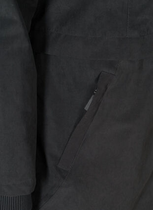Vanntett vinterjakke med avtagbar hette, Grey as sample, Packshot image number 3