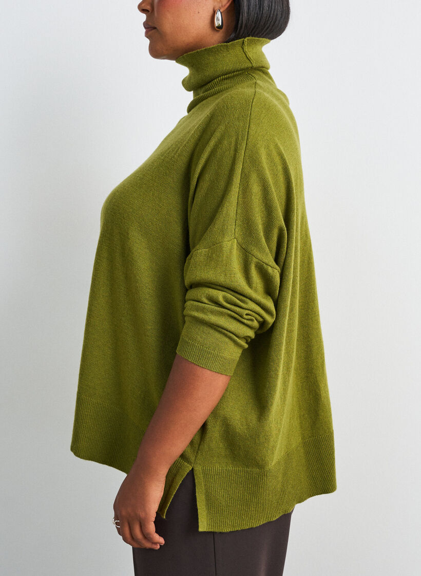 Poologenser med l&oslash;s passform, Gr&oslash;nn, Model image number 4