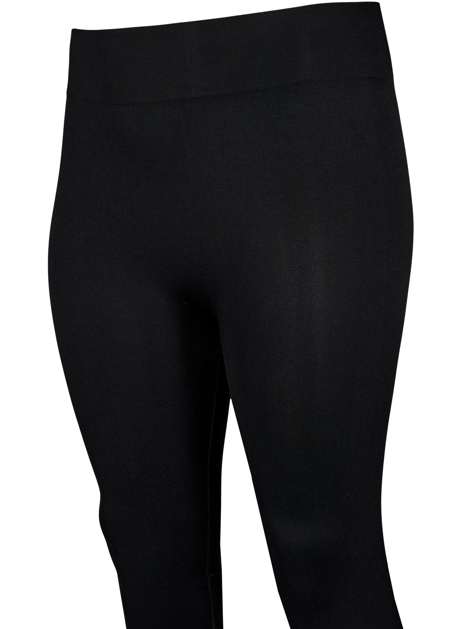 ZizziS&oslash;ml&oslash;se basisleggings, Svart, Packshot image number 3