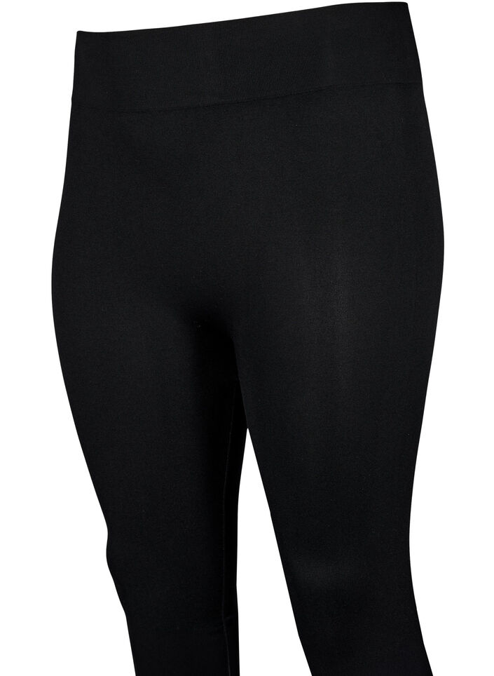S&oslash;ml&oslash;se basisleggings, Svart, Packshot image number 3
