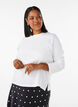 Basis t-skjorte med lange ermer, Hvit, Model image number 0