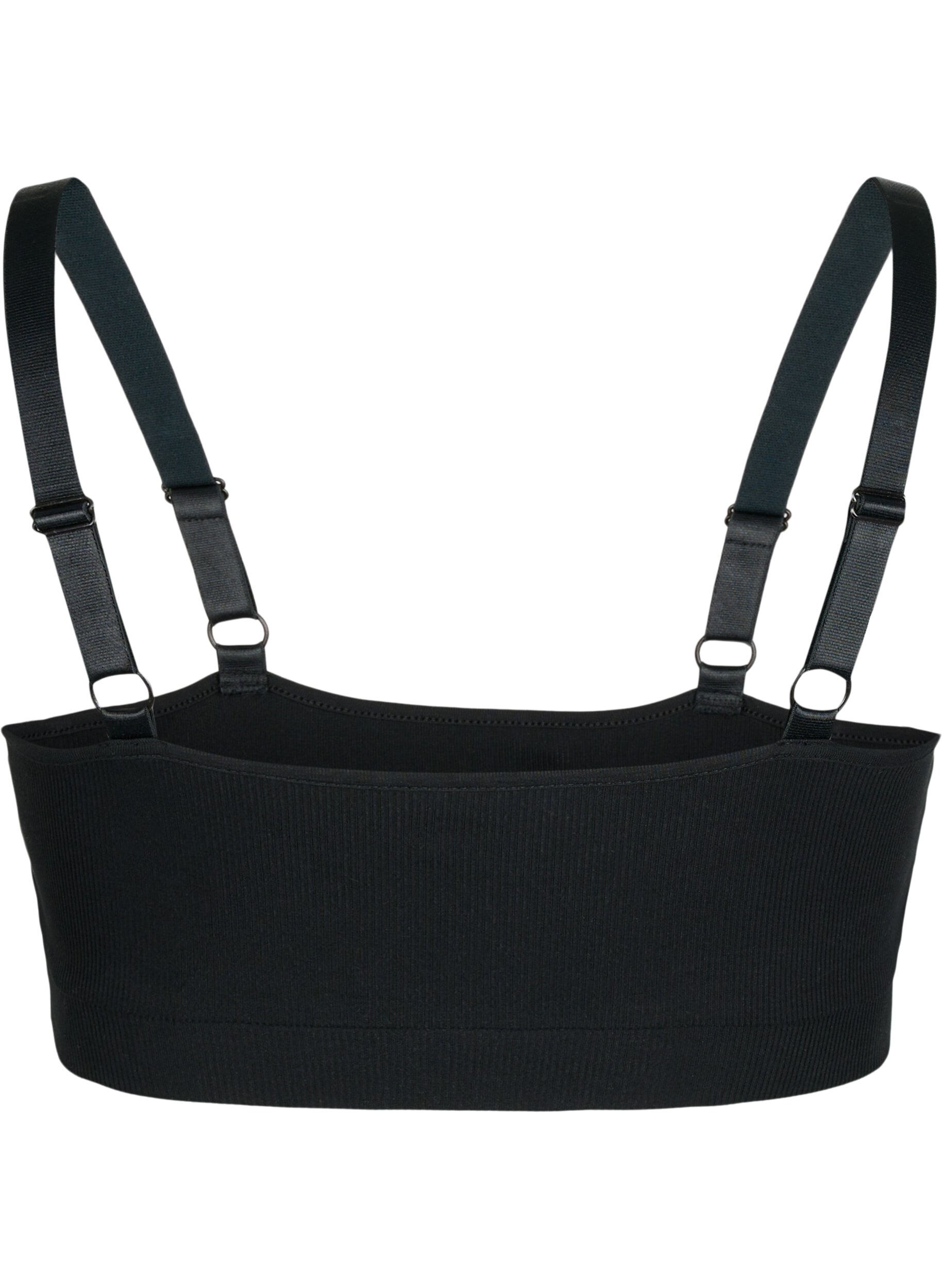 Zizzi Amme-bh i ribbekvalitet, Black, Packshot image number 1