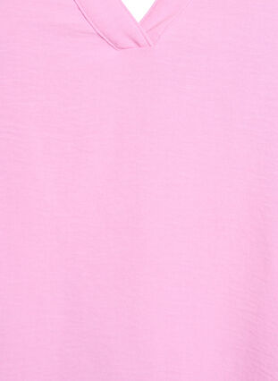 Zizzi Ermeløs overdel med rynkedetaljer, Rosa, Packshot image number 2
