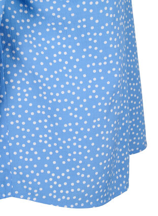 Zizzi FLASH - Skjorte med prikker, Marina White Dot, Packshot image number 3