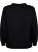 Sweatshirt med tekst, Black W. Reset, Packshot image number 1