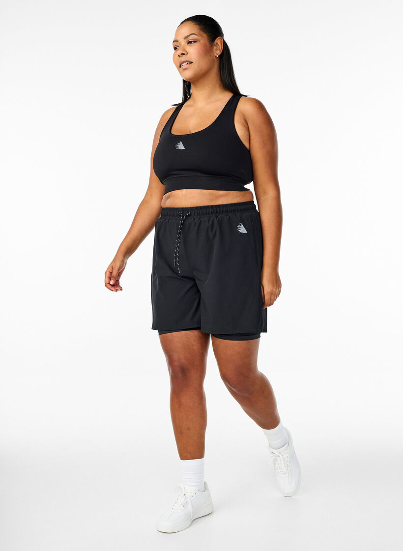 Racerback sportsbh, Black, Model