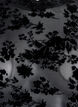 Bluse i mesh med blomstertrykk, Svart, Packshot image number 2