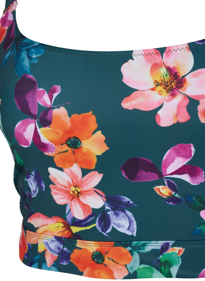 Mønstrete bikinitopp med justerbare stropper, Meave Print, Packshot image number 2