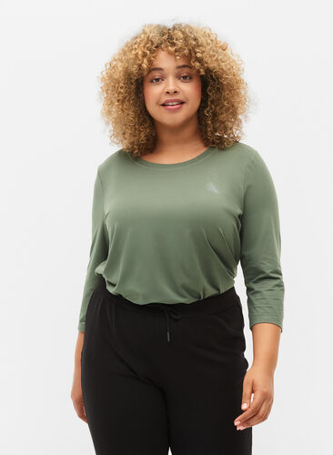 Treningsgenser med 3/4-ermer, Laurel Wreath, Model image number 0