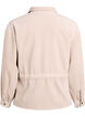 Cordfløyelshacket med knytebelte og lommer, Beige, Packshot image number 1