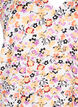 Blomstret topp med V-hals, Off White Flower AOP, Packshot image number 2