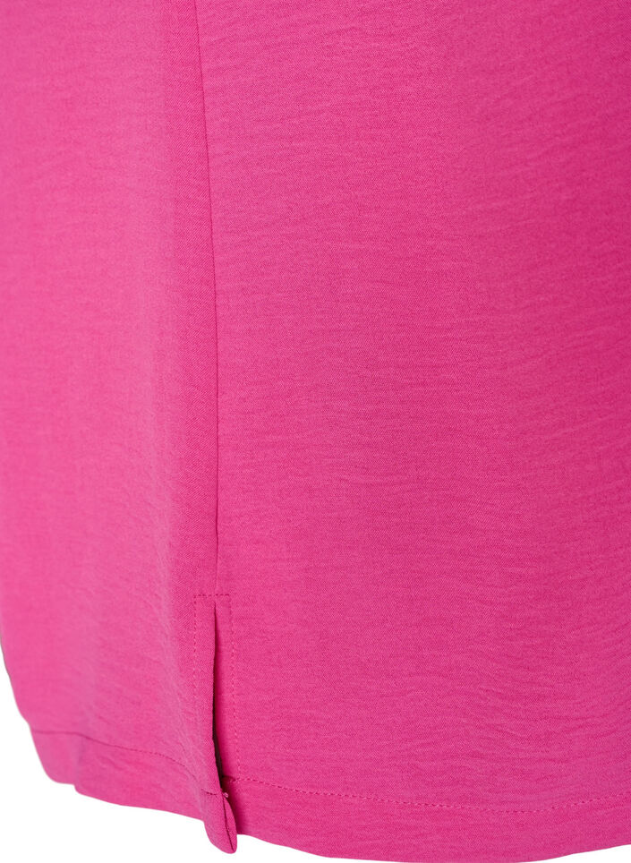 Ermel&oslash;s overdel med rynkedetaljer, Rosa, Packshot image number 3