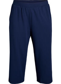 FLASH - Høytlivs knickers med løs passform, Blå FLASH - Høytlivs knickers med løs passform