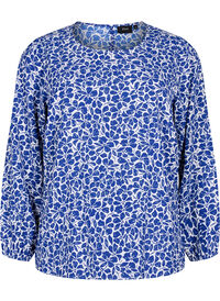 Bluse med puffermer