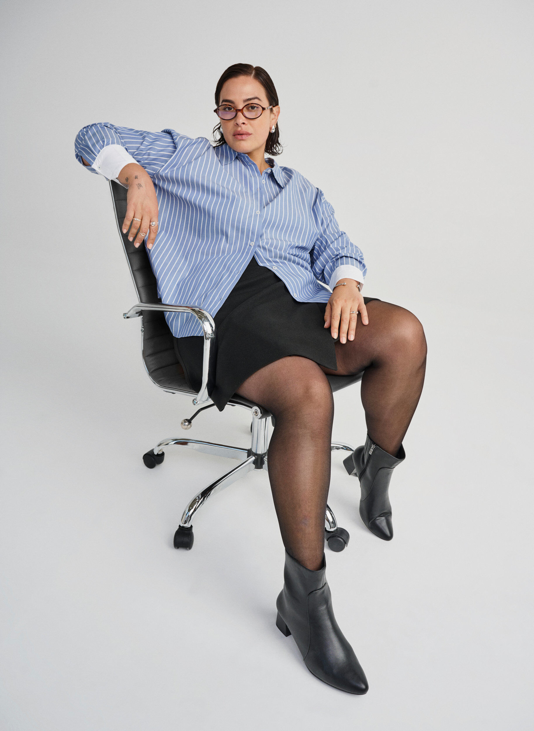 Wide fit - Ankelst&oslash;vler med blokkh&aelig;l