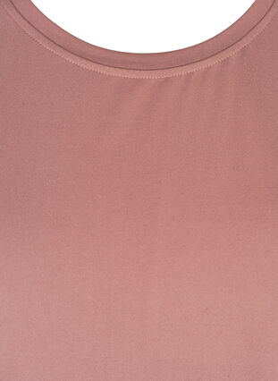 Ensfarget t-skjorte til trening, Grape Shake, Packshot image number 2