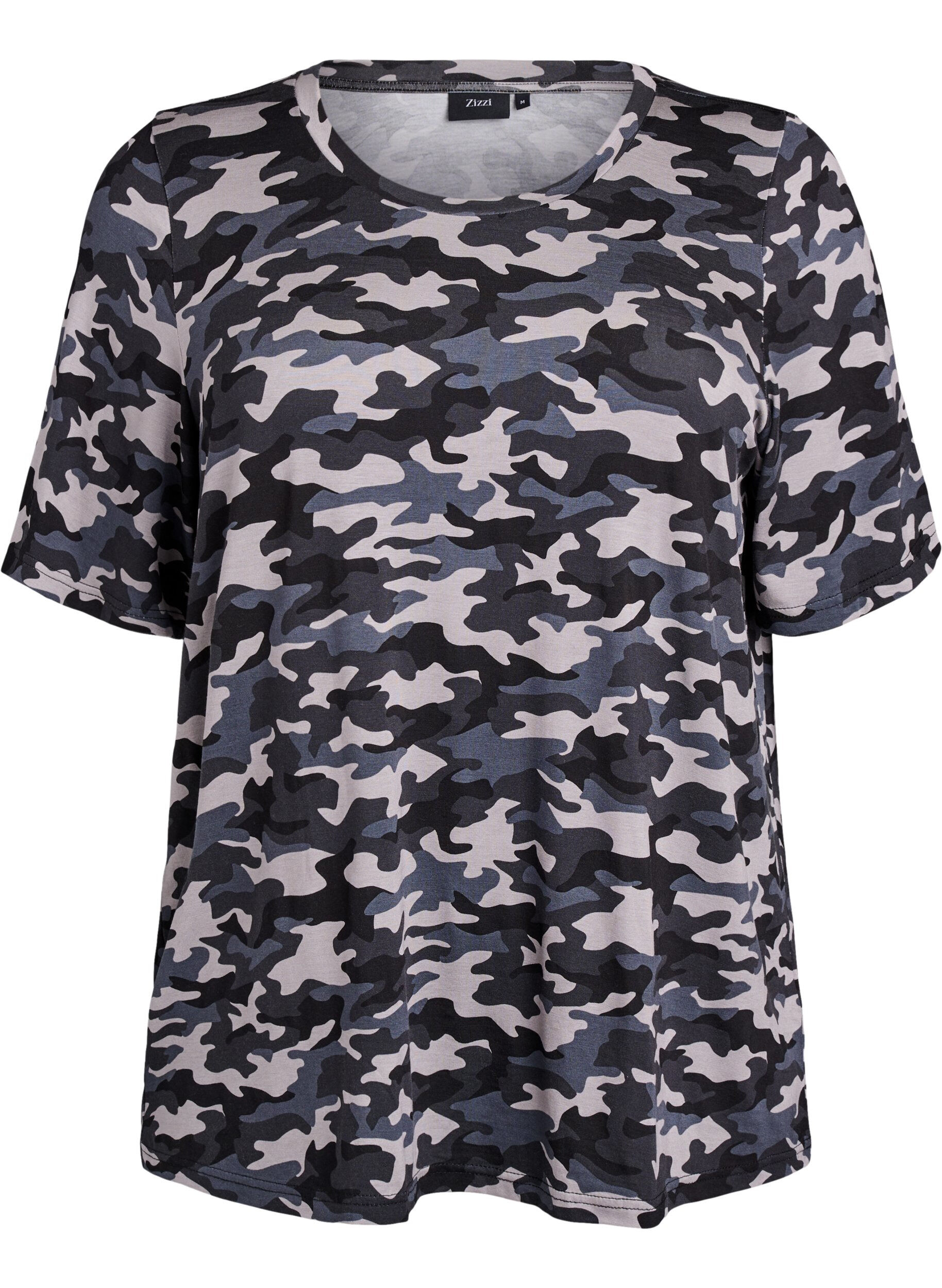 T-skjorte med TENCEL&trade; Lyocell og kamuflasjetrykk