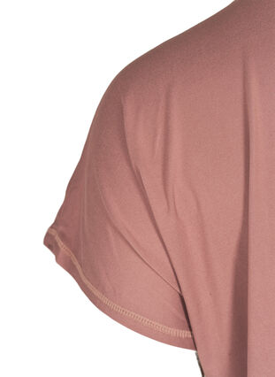 Ensfarget t-skjorte til trening, Grape Shake, Packshot image number 3