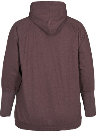 Sweatshirt med justerbar bunn, Fudge Mel. , Packshot image number 1