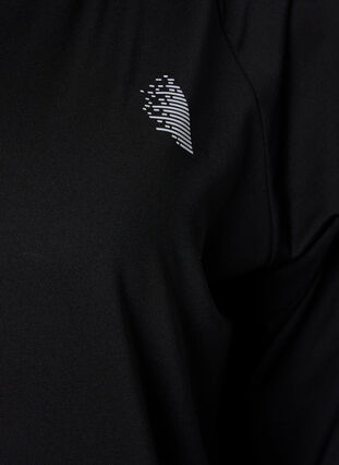 Treningscardigan med hette, Black, Packshot image number 3