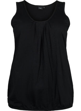 Zizzi Bomullstopp med blondekant, 2 stk., Rosebloom / Black, Packshot image number 3