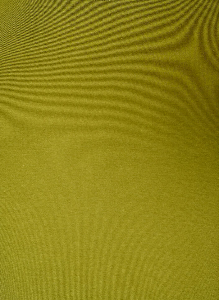 Langermet basis-T-skjorte med rund hals, Gr&oslash;nn, Packshot image number 2