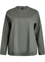 Genser med crewneck, Gr&oslash;nn