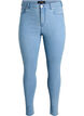 Amy jeans med h&oslash;y midje og smal passform, Bl&aring;, Packshot image number 0