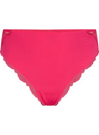 Brasilianske blondetruser med vanlig midje, Rosa Brasilianske blondetruser med vanlig midje