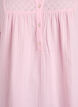 Bomullsmuslin tunika med broderie anglaise, Rosa, Packshot image number 2