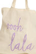 Tote bag med trykk, Lilla, Packshot image number 2