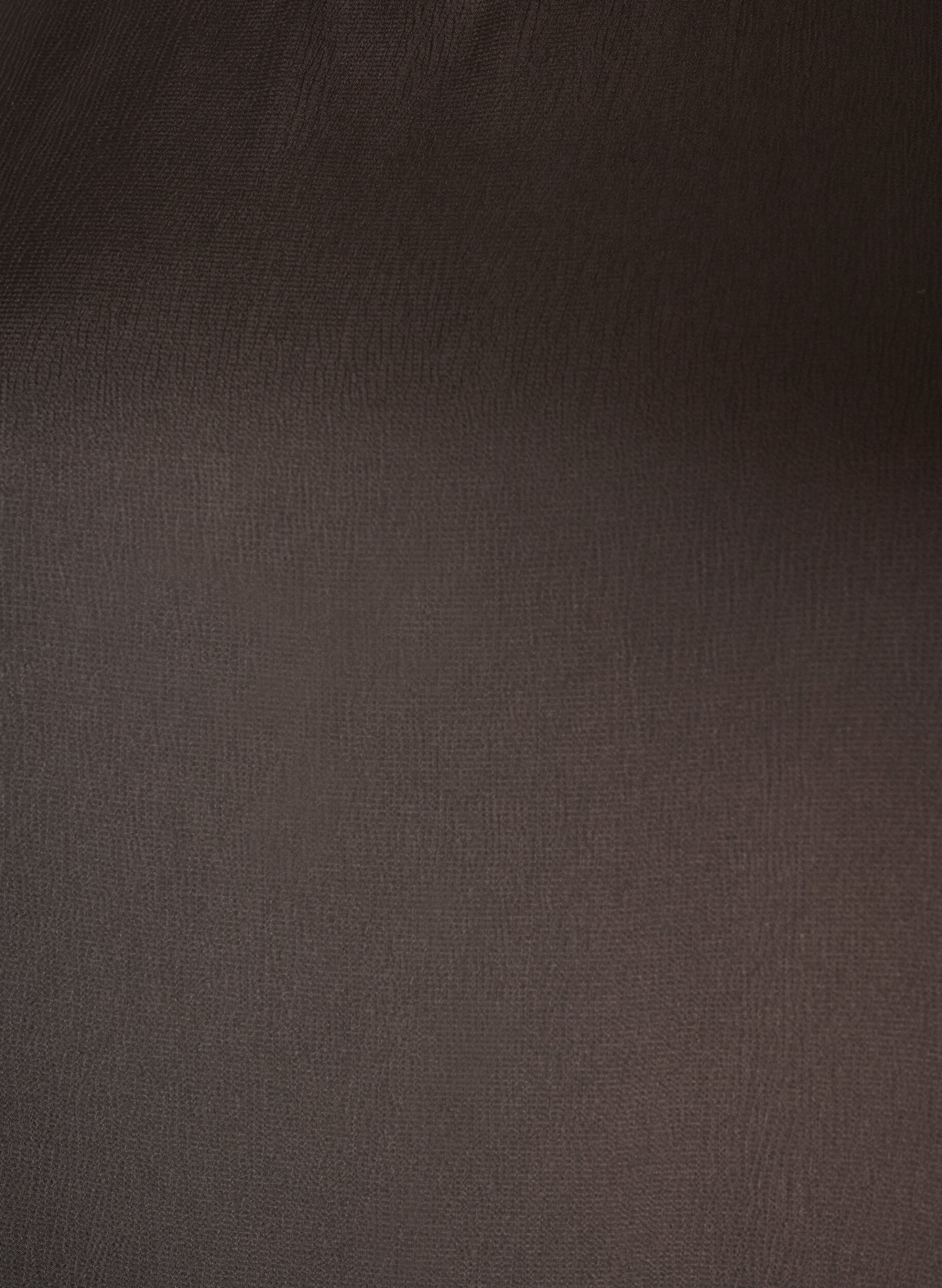 ZizziSatengbluse med albuelange ermer, Brun, Packshot image number 2