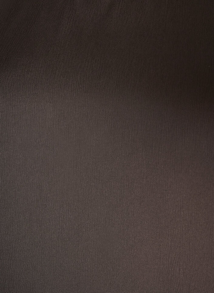 Satengbluse med albuelange ermer, Brun, Packshot image number 2